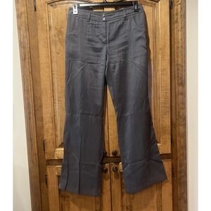 Chico's Straight Leg Pants Charcoal Gray Career Dress Work Chicos‎ Size 5